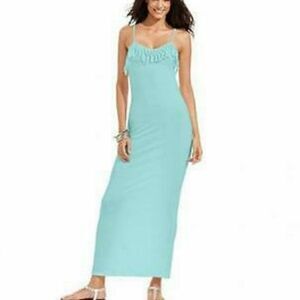NWT Rebel Sky turquoise Cover-Up Maxi Dress